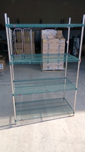 Metro Antimicrobial Wire Shelf Rack 74x48x24