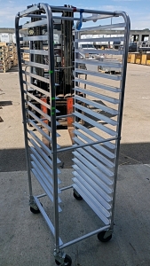 Aluminum Food Tray Cart 69x27x20