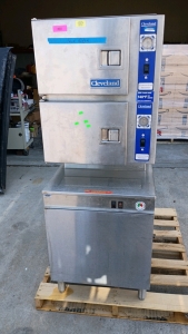 Cleveland Dual Deck Convection Steamer #24CEM48 63x24x34