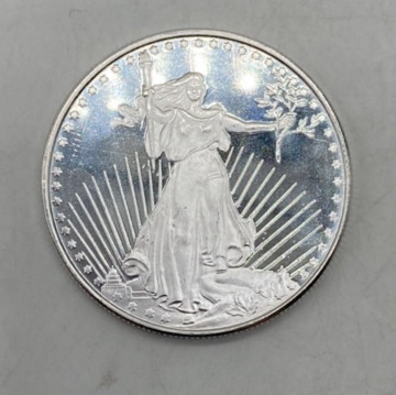 One Troy Ounce Fine Silver Liberty Coin