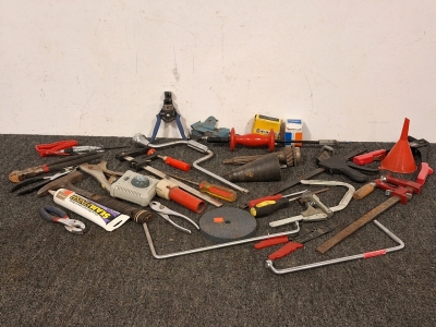 Large Variety of Tools including Clamps, Screwdrivers, Wrenchs & Much More
