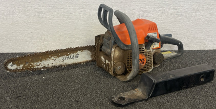 STIHL MS 170 chainsaw & Polaris OEM Rear Hitch