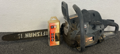 Craftsman 18-inch gas chainsaw & Chains