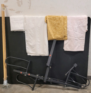 Swagman RV-approved bike rack And (2) Mop Handles & Table Cloths