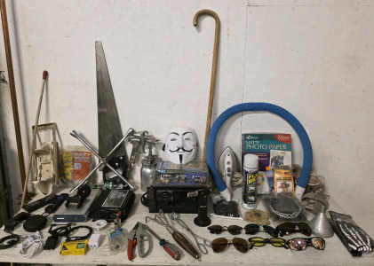 300 Watt Power Inverter, Vintage Paint Sprayer, Tools, Chargers, and More!