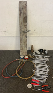 Imperial Manifold Gauge Set, Combonation Wrenches, Concrete Tool & More