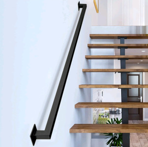 (2) 3ft Industrial Wall Mount Railings