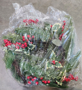 Christmas Wreath And Tree Garlands