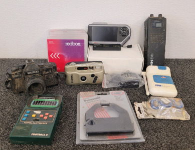 Weston WX-7 Camera With Film, Bell Howell F3-5, Redbox Movies, Fan Vision Sports Watcher, And More