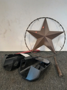 Snap & Zap Towing Mirrors, Antique Tool, Star Wall Decor & More