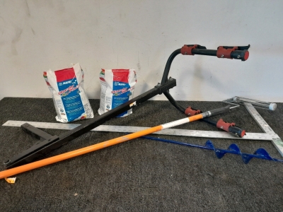 Car Bike Rack, Paint Roller, (2) White Rapid Setting Grout & More