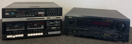 Fisher Studio Standard Audio Component System MC-723BK & Denon AV Surround Receiver