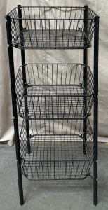 Standing Wire Basket Stand