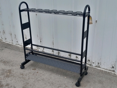 31 x 32 Black Wheeled Rack