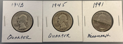 1943-1991 Liberty Quarters