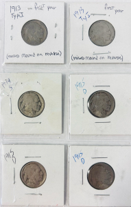 (8) Vintage Liberty Nickels ( 1900-1907)