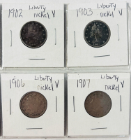 (8) Vintage Liberty Nickels ( 1900-1907) - 4