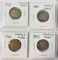 (10) Vintage Liberty Nickels (1891- 1912) - 3