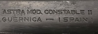 Astra Constable II Semi-Automatic Pistol, Serial F2039, .380 ACP, 8-Round Capacity - 8