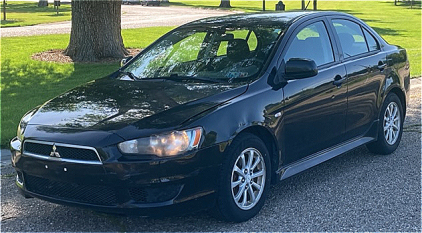 2010 MITSUBISHI LANCER - AFTERMARKET HEAD UNIT - DROVE WELL!