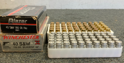 (2) Boxes of 40 S&W