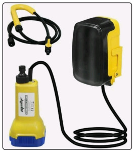 Mellif Sump Pump Submersible Water Pump Compatible with Dewalt 20V Battery, 80W Cordless Rain Barrel Water Transfer Pump, 475GPH Portable Utility Pump for Pool Garden Pond Basement (Tool Only)