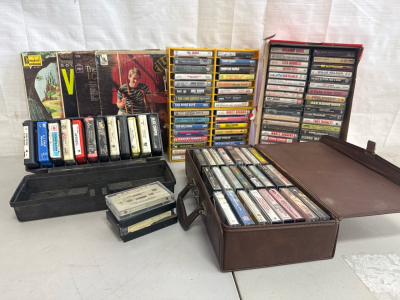 Vintage Vinyl, Eight Tracks Tapes, and Tapes.