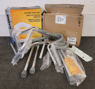 Safety Railings And Elevated Toilet Seats