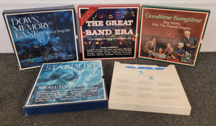 Collections Of Records, Including "The Great Band Era", "Goodtime Songtime", "Down Memory Land", And "Stardust"