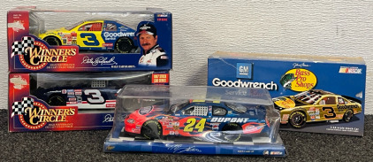 1998 Action Collectables Dale Earnhardt #3 GM Goodwrench Service Plus / Bass Pro Shops,<br/>Winner's Circle Dale Earnhardt #3 Wrangler NASCAR die-cast collectible, Winner's Circle diecast model of Dale Earnhardt's #3 ACDelco Chevrolet Monte Carlo from 199
