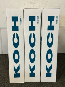 (3) Koch Multi-Pleat Extended Surface Air Filters (18x24x4)