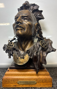 Beautiful Woodland Indian<br/>Bronze Edition Size: 20<br/>11&Prime;h X 6&Prime; w X 6&Prime; d