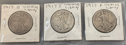 1917 D Walking Liberty Half Dollar