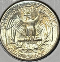 1947-D MS65 GEM Silver Washington .25c - 4