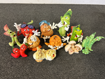 Vintage Vegetable and Fruit Figurines