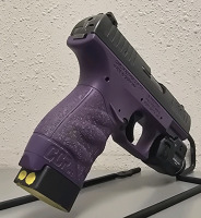 Walther CCP 9mm Pistol, Serial WK122599, Purple Grip, TLR-7 Attached - 2