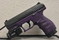 Walther CCP 9mm Pistol, Serial WK122599, Purple Grip, TLR-7 Attached - 4