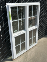 Builders First Source White 4 Pane Vertical Sliding Windows - 5