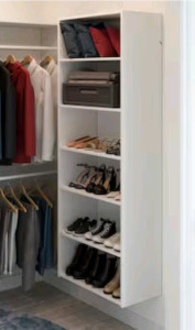 Brand New Through-The-Wall Air Conditioner Sleeve 25.5"&times;17.5"&times;15.25" And White Closet Shelves!