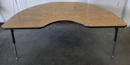 Kidney Table 72" x 48" x 26"