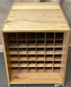 Wooden Organizer / 24&rdquo; L x 23&rdquo; W x 28.5&rdquo; H