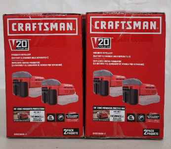 (2) CRAFTSMAN V20 Mosquito Repellent Devices