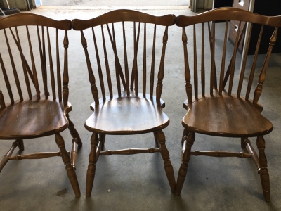 3 Wooden Chairs