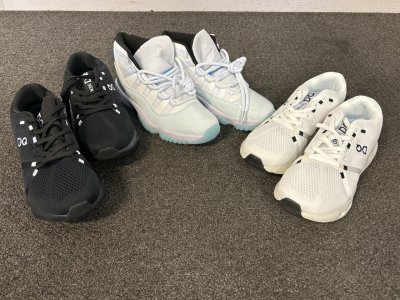 (2) Pairs Of DQ Trend Sneakers and Air Jordan 11 Retro Legend Blue Sneakers