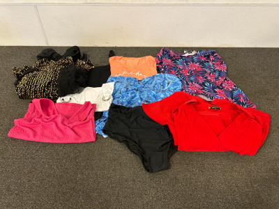 Woman's Clothing Including: Dresses, Shirts, Shapewear, and Bathing Attire