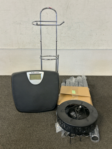 Health O Meter Weight Tracking Digital Scale, Wind Chime (9"x 61") and A Toilet Paper Holder
