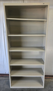 Metal Book Shelf 34.5" x 13.5" x 78"