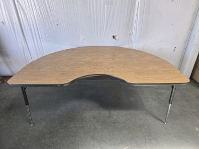 Kidney Table 72" x 48" x 26"