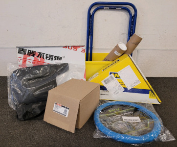Control Arm, Fuel Filter Element Replacement, Steering Wheel Cover, Mudflaps, And Mortar Pan Stand