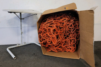 Adjustable TV Dinner Tray And Rope Net